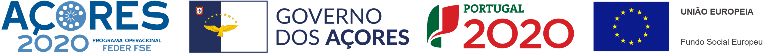 Açores 2020 — Governo dos Açores — Portugal 2020 — União Europeia
